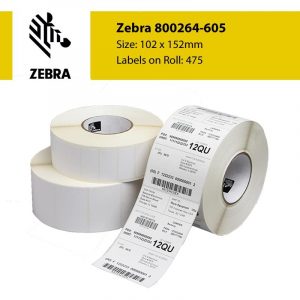 800264-605 Zebra Z-Select 2000D 102mm x 152mm Paper Label (Perforation) 800264-605 Zebra Z-Select 2000D 102mm x 152mm Paper Label (Perforation)