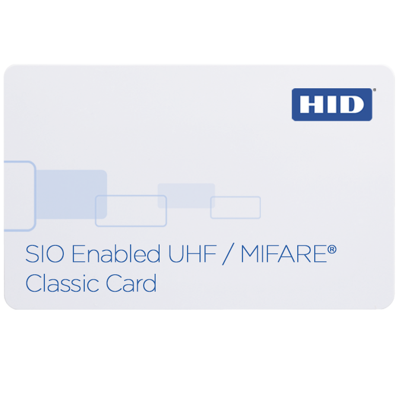 Tarjeta HID iCLASS SE con SIO y tecnologías UHF/MIFARE 603X Classic